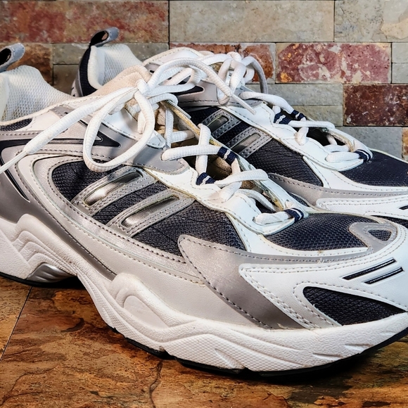 Cross Trackers Sneakers • Black/ White • Safety Flex Comfort • Non-Marking Soles - Picture 1 of 7